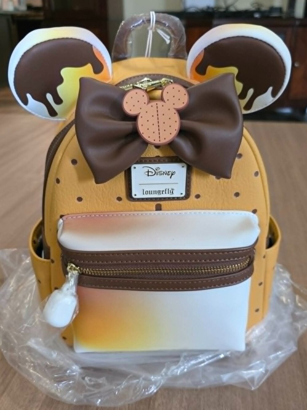 Loungefly Toasted Marshmallow Minnie Mouse S'mores Scented Backpack